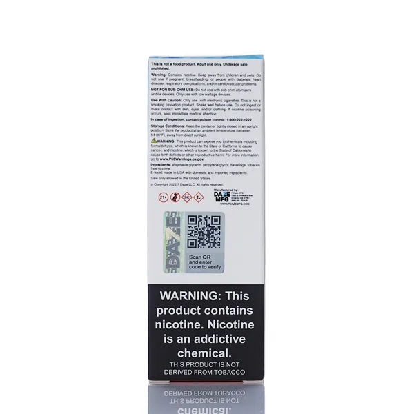 7 Daze Fusion TFN Salt - Lemon Passionfruit Blueberry ICED - 30ml - Image 4
