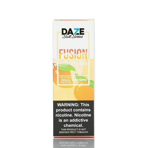 7 Daze Fusion TFN Salt - Orange Cream Mango - 30ml - Image 3