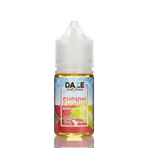 7 Daze Fusion TFN Salt - Watermelon Apple Pear ICED - 30ml - Image 2