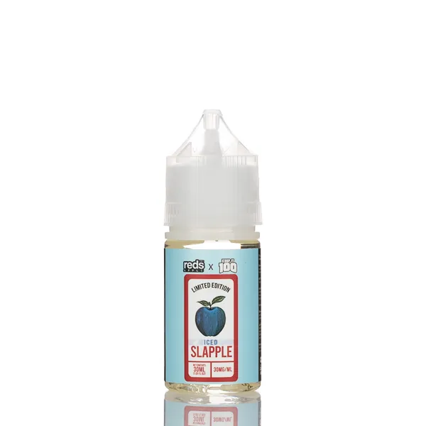 7 Daze Reds Apple x Keep It 100 Salt Series - Slapple Iced - 30ml - Image 2