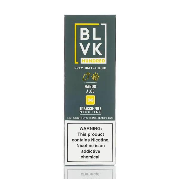 BLVK Hundred E-liquid - Mango Aloe - 100ml - Image 4