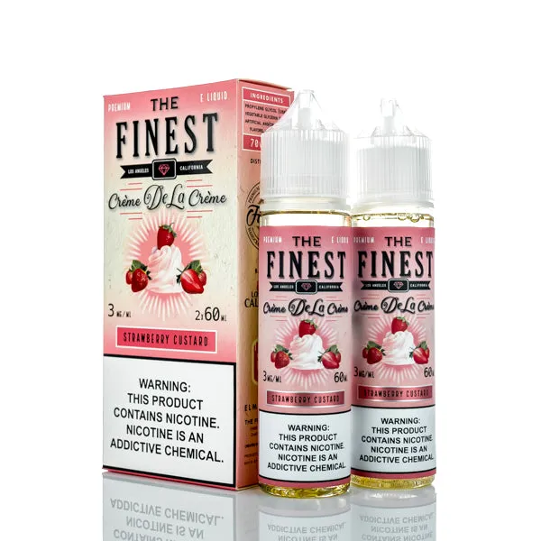 The Finest E-Liquid - Creme De La Creme - Strawberry Custard - 120ml (DISCONTINUED)