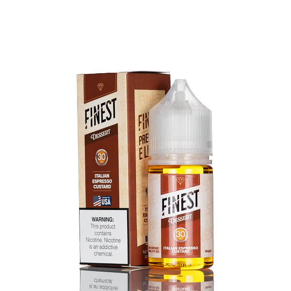 Finest Salt Nic - Desert Edition - Italian Espresso custard - 30mL (DISCONTINUED)