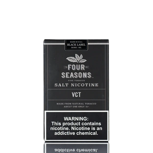 Four Seasons Salt Nicotine - Black Label - CVT - 30ml - Image 3