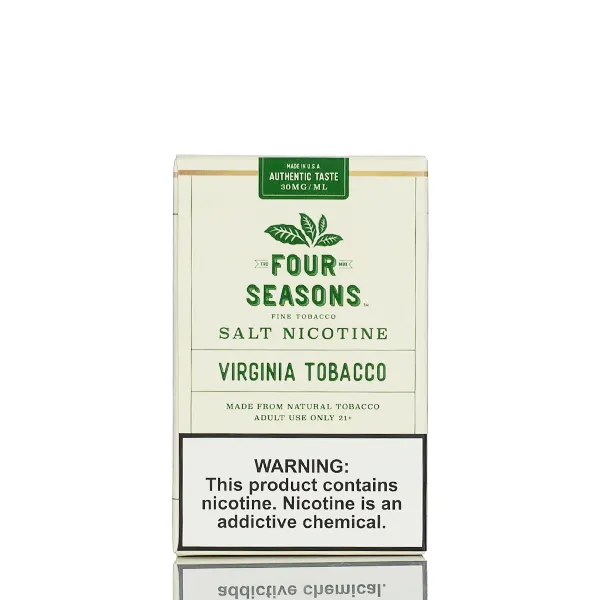 Four Seasons Salt Nicotine - Virginia Tobacco - 30ml - Image 3