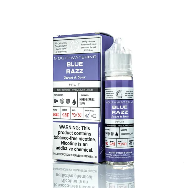 BSX Vapor E-Liquid - Blue Razz - 60ml