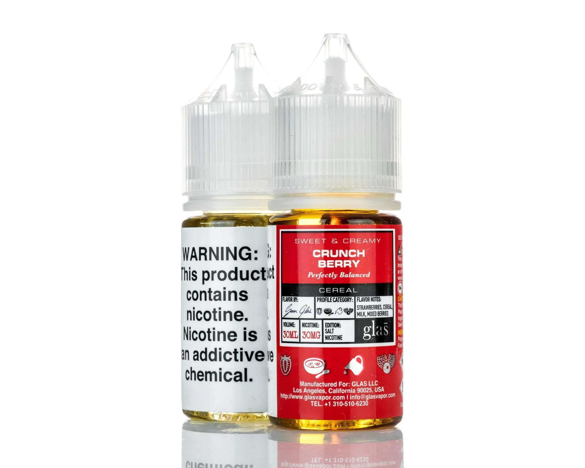 BSX Vapor Salt Nic E-Liquid - Crunch Berry - 30ml
