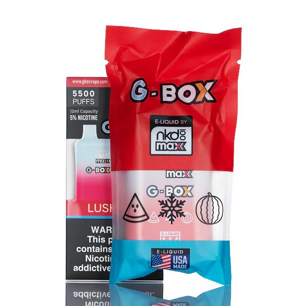NKD100 G-Box Max 5500 Puffs Disposable Vape - 12ML (DISCONTINUED) - Image 4