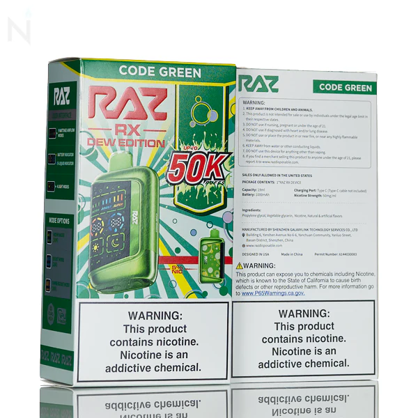 RAZ RX 50K 50000 Puffs Disposable - Dew Edition - Image 3