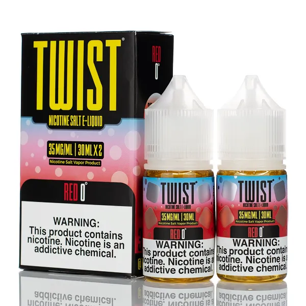 Twist Salt E-Liquid - Red 0°- 60ml - Image 3